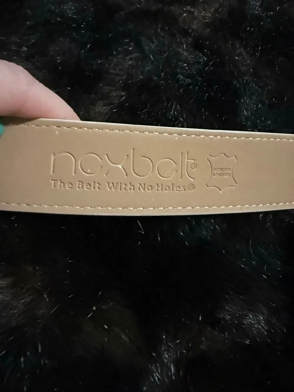 Nexbelt Shield White 3.0 Golf Belt 25”-46” No Holes Belt